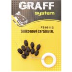 Graff System Silikonové zarážky černé XL 10ks – Zboží Mobilmania