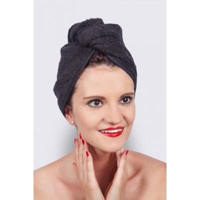 MaryBerry Wellness Turban černý – Zboží Dáma MaryBerry Wellness Turban černý – Zboží Dáma