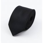 Decofashion Černá kravata s jemnou aplikací – Zboží Dáma