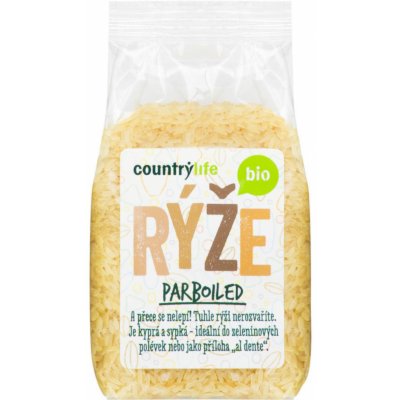 Country Life Rýže parboiled Bio 0,5 kg – Zbozi.Blesk.cz