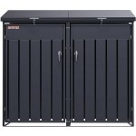 Scorpion elektro Přístřešek na 2 popelnice D05GG2 antracit – Zboží Dáma