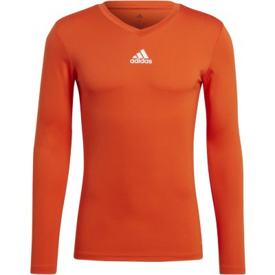 adidas pánské tričko Team Base dlouhé oranžové