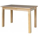 Drewmax Jídelní stůl ST104, 110 x 75 x 60, cmborovice (Délka: 60, Barva dřeva: Surová (bez moření))