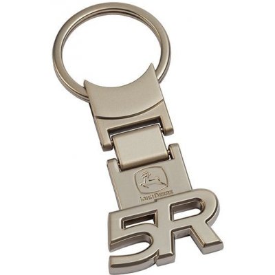 Přívěsek na klíče 5R kovový John Deere