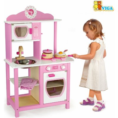 Viga Dřevěná kuchyňka pro princezny – Zboží Mobilmania