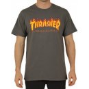 Thrasher Flame Logo Charcoal gray