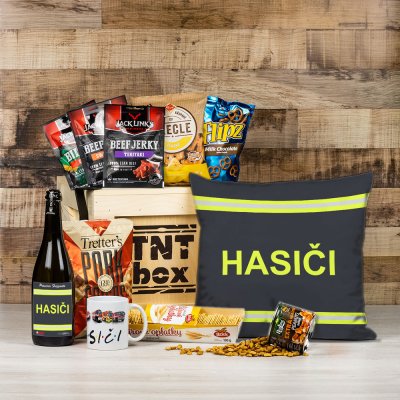 TNT box Dárková bedna pro hasiče prosecco