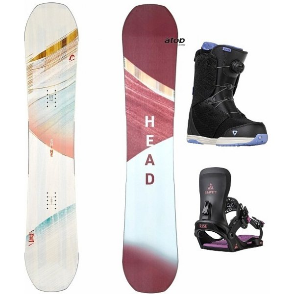 Snowboard set HEAD LYT + GRAVITY + GRAVITY ATOP 23/24