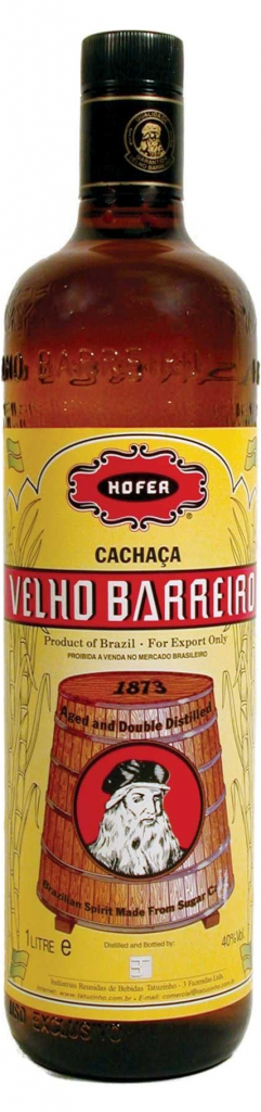 Velho Barreiro Traditional Cachaca 39% 1 l (holá láhev)