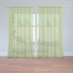 Sablio Záclony Pistáciová: 2ks 150x250cm – Zboží Mobilmania