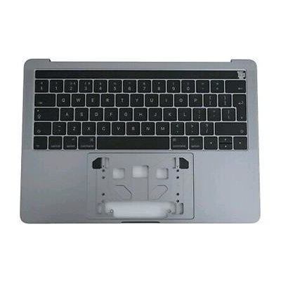 Topcase s klávesnicí pro Apple MacBook Pro Retina 13" A1706 2016-2017 TouchBar silver CZ layout 661-05333
