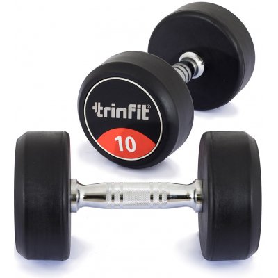 TRINFIT STYL Jednoruční činka pogumovaná 10 kg – Sleviste.cz