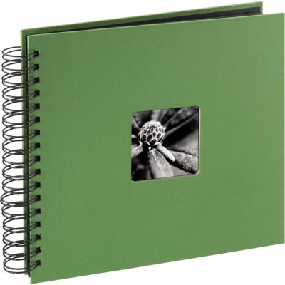 Hama album klasické spirálové FINE ART 28x24 cm, 50 stran, jablečná zeleň – Zboží Živě