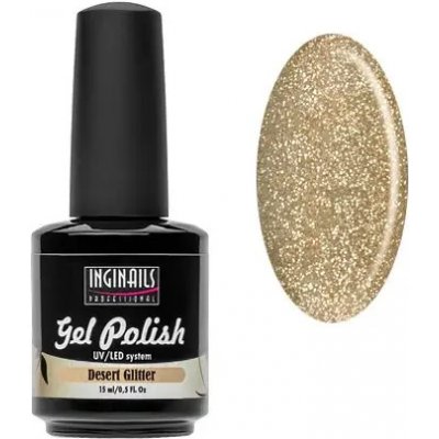 IngiNails Glitrový UV gel lak Desert Glitter 15 ml