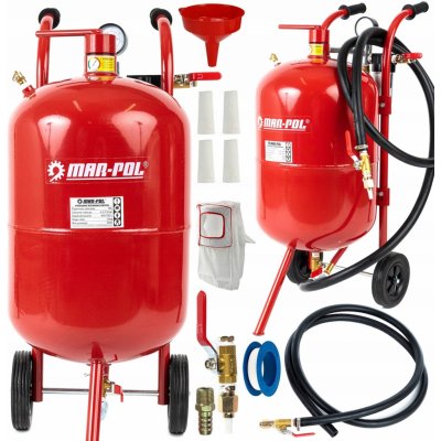 MAR-POL Mobilní tryskací jednotka, pískovačka 38l M80591 – Hledejceny.cz