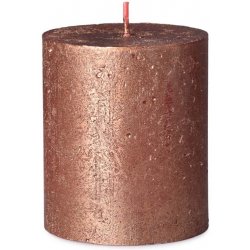 Bolsius Rustic Shimmer Válec 68x80mm Copper měděná