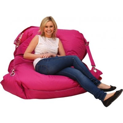 BeanBag 189x140 Comfort s popruhy pink – Hledejceny.cz