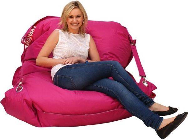 BeanBag 189x140 Comfort s popruhy pink