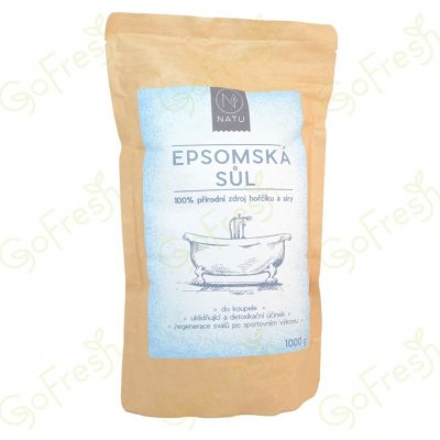 Natu Epsomská sůl do koupele s levandulí 1 kg – Sleviste.cz