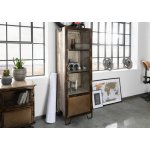 Bighome Steel Mango 60x40x180 hnědá lakovaná – Hledejceny.cz