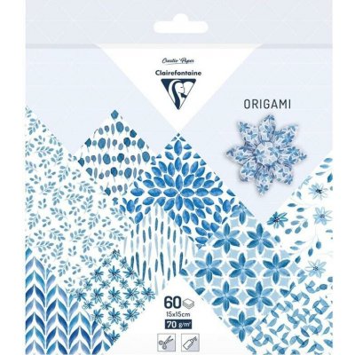 Sada papírů Clairefontaine ORIGAMI 60 listů 15x15 cm Shibori – Hledejceny.cz