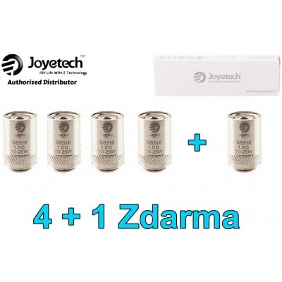 Joyetech BF žhavící hlava SS316 1ohm 5ks – Hledejceny.cz