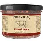 Fresh Valley hovězí maso ve vlastní šťávě 200 g – Zboží Mobilmania