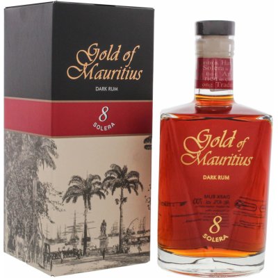 Gold of Mauritius Solera Dark Rum 8y 40% 0,7 l (karton)