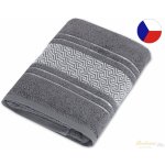 Brotex Froté osuška Mozaika 550g tmavě šedá 70 x 140 cm – Zboží Dáma