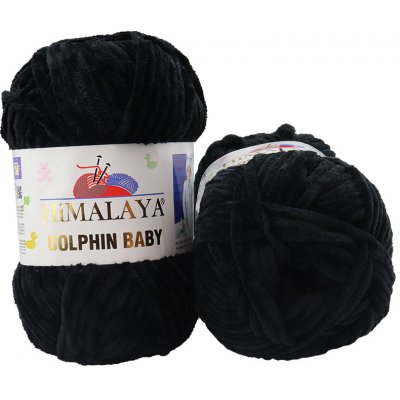 Himalaya příze Dolphin Baby 80311 černá – Zboží Dáma