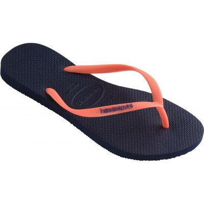 Havaianas Slim Logo modrá – Zboží Mobilmania