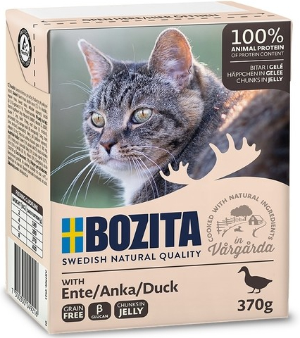 Bozita Cat kousky v želé s kachním 370 g