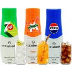 SodaStream Pepsi, Mirinda, 7up 3 x 440 ml – Hledejceny.cz