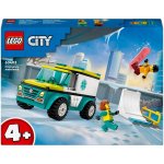 LEGO® City 60403 Sanitka a snowboardista – Zboží Mobilmania