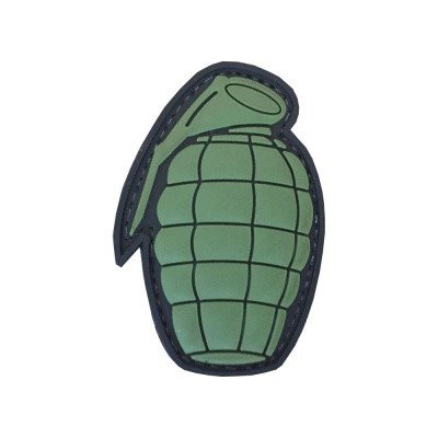 ARMED PATCHES PVC nášivka Grenade, zelená – Zboží Dáma