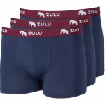 Zulu pánské boxerky bambus 210 modré 3 pack – Zboží Mobilmania