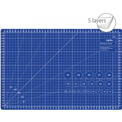 Řezací podložka TEXI BLUE 45X30 – Zboží Mobilmania