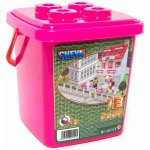 Stavebnice Cheva 18 Cukrárna plast 215ks v kbelíku 17x22x17cm