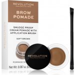Makeup Revolution London Brow Pomade úprava obočí Soft Brown 2,5 g – Zboží Dáma