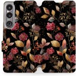 Mobiwear - Sony Xperia 1 Vi - V171S Zlatavé lístky a květy – Zboží Mobilmania