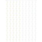 DECOLED Easy Fix LED světelný závěs venkovní 100 × 300 cm, bi-color přepínací teplá a ledová bílá, 300 diod, bílý kabel IP44, prodlužovací – Hledejceny.cz