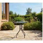 Garden Line Zahradní stůl Bistro 60 cm černý – Hledejceny.cz