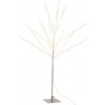 J-Line by Jolipa Dekorace stříbrný svítící stromek Tree Bare Led M - 56*56*100 cm - J-Line by Jolipa – Hledejceny.cz