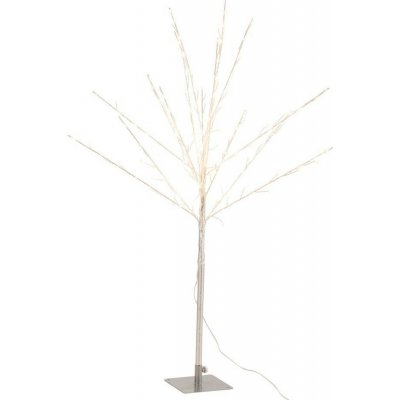 J-Line by Jolipa Dekorace stříbrný svítící stromek Tree Bare Led M - 56*56*100 cm - J-Line by Jolipa – Hledejceny.cz