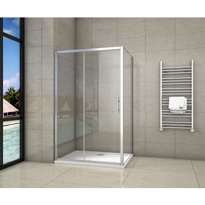 H K Obdélníkový sprchový kout SYMPHONY 120x80 cm s posuvnými dveřmi včetně sprchové vaničky z litého mramoru – Zboží Mobilmania