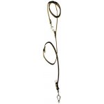 Zubíček Vypouštěcí vodítko z ploché kůže klešťová karabina – Zboží Mobilmania