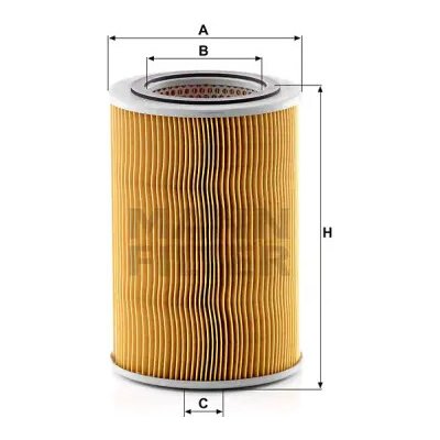 MANN FILTER Vzduchový filtr C 15 124/1 – Hledejceny.cz