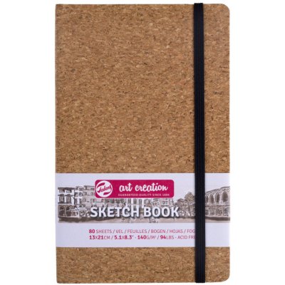 Art Creation Skicák v pevné vazbě korek 13x21 140g – Zboží Dáma
