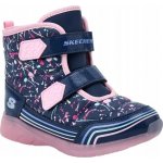 Skechers sněhule Power Paint 302653N NVMT Tmavomodrá – Zboží Dáma