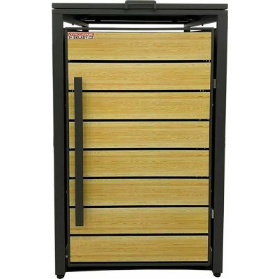 Scorpion elektro s.r.o Přístřešek na popelnici D03GW1 antracit/hnědý – Sleviste.cz